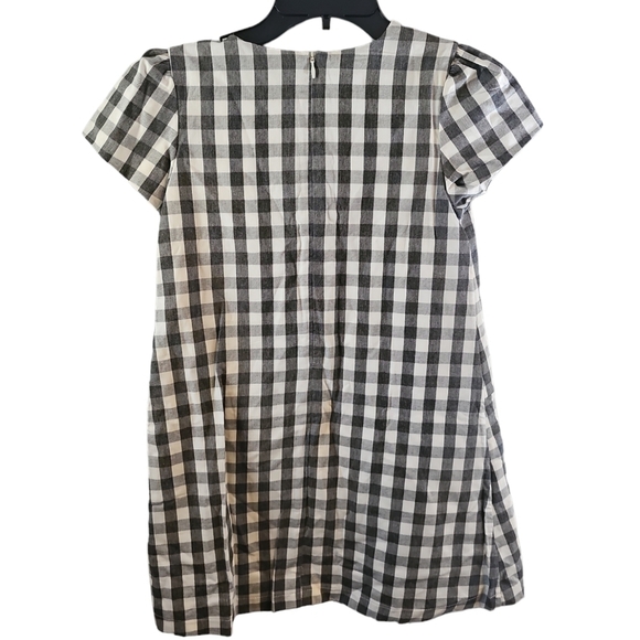 Bella Bliss gray gingham dress girls sz 10 new K19 - Picture 2 of 4